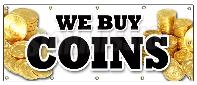 We Buy Coins Banner