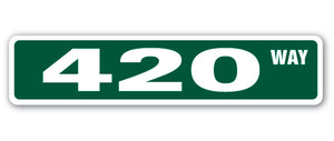 420 Street Vinyl Decal Sticker