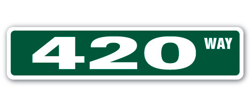 420 Street Vinyl Decal Sticker