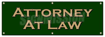 Attorney At Law Banner