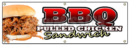 Bbq Pulled Chicken Sandwic Banner