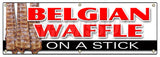 Belgian Waffle On A Stick Banner
