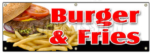 Burger & Fries Banner