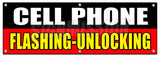 Cell Phone Flashing Unlock Banner