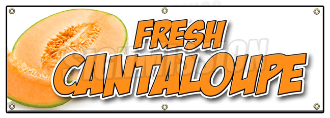 Fresh Cantaloupe Banner