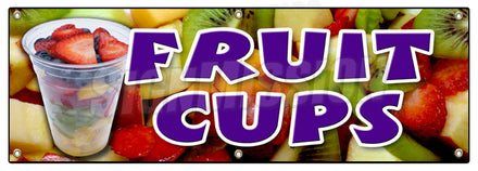 Fruit Cups Banner