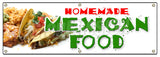 Homemade Mexican Food Banner