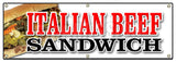 Italian Beef Sandwich Banner