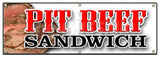 Pit Beef Sandwich Banner