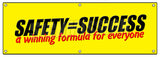 Safety Success Winning Form Banner