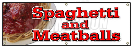 Spaghetti And Meatballs Banner