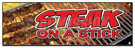 Steak On A Stick Banner