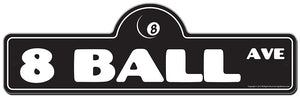 8 Ball Street Sign