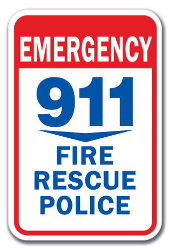 Emergency 911 Fire Rescue Police