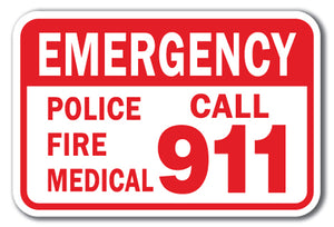 Emergency Police Fire Medical Call 911