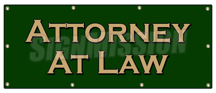 Attorney At Law Banner