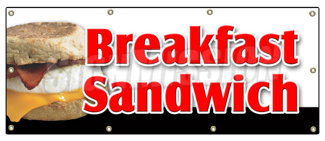 Breakfast Sandwich Banner