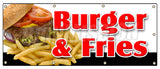 Burger & Fries Banner