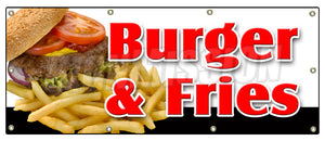 Burger & Fries Banner