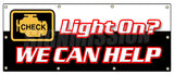 Check Engine Light Banner