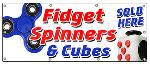 Fidget Spinner and Cube Banner