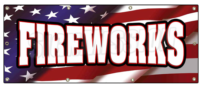 Fireworks Banner