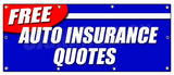 Free Auto Insurance Quotes Banner