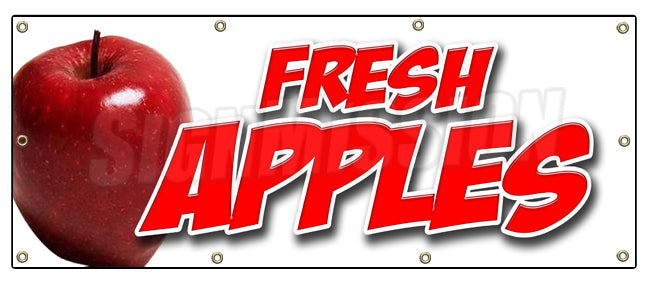 Fresh Apples Banner