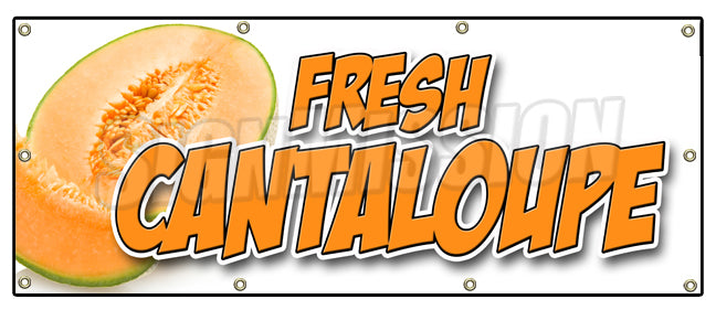 Fresh Cantaloupe Banner