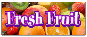 Fresh Fruit Banner