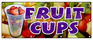 Fruit Cups Banner