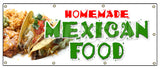 Homemade Mexican Food Banner