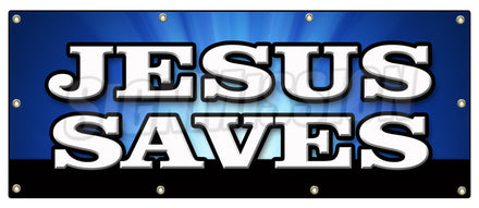 Jesus Saves Banner
