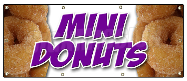 Mini Donuts Banner