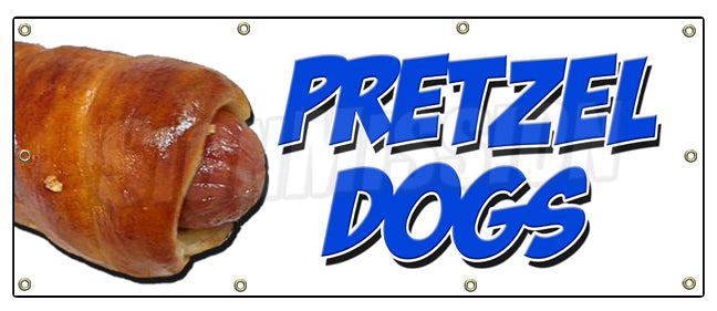 Pretzel Dogs Banner