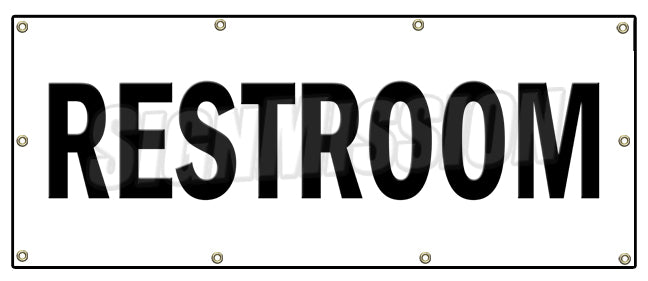 Restroom Banner