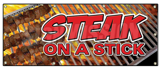 Steak On A Stick Banner