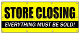 Store closing Banner