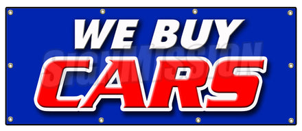We Buy Cars Banner