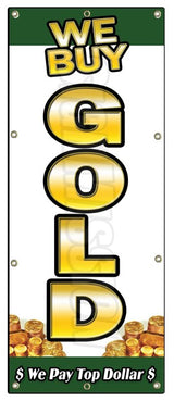 We Buy Gold 1 Vertical Banner