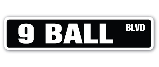 9 Ball Street Vinyl Decal Sticker