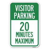 Visitor Parking 20 Minutes Maximum