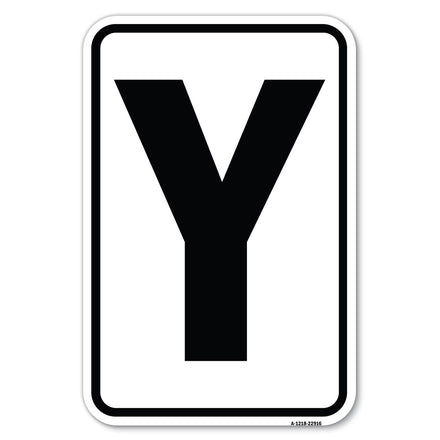 Sign with Letter Y