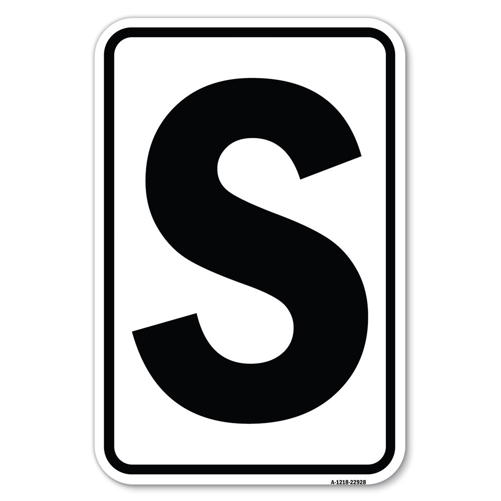 Sign with Letter S