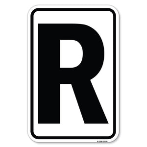 Sign with Letter R