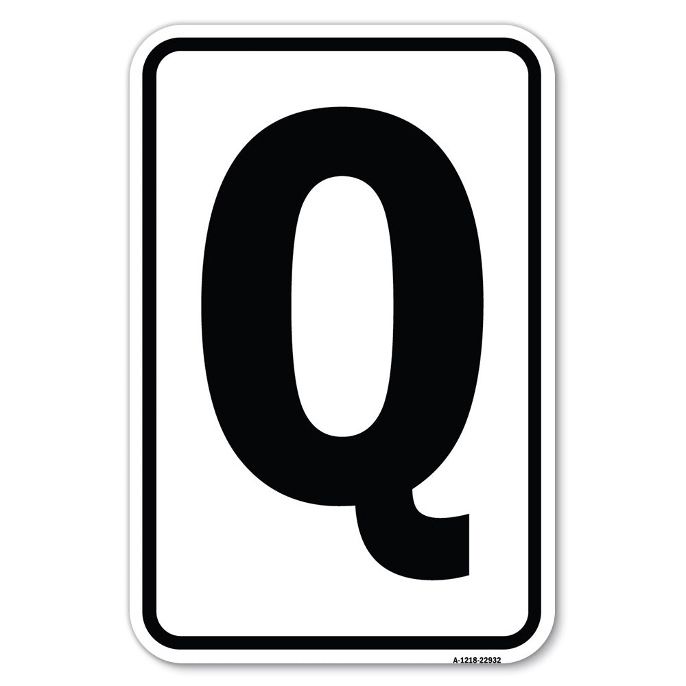 Sign with Letter Q