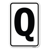 Sign with Letter Q