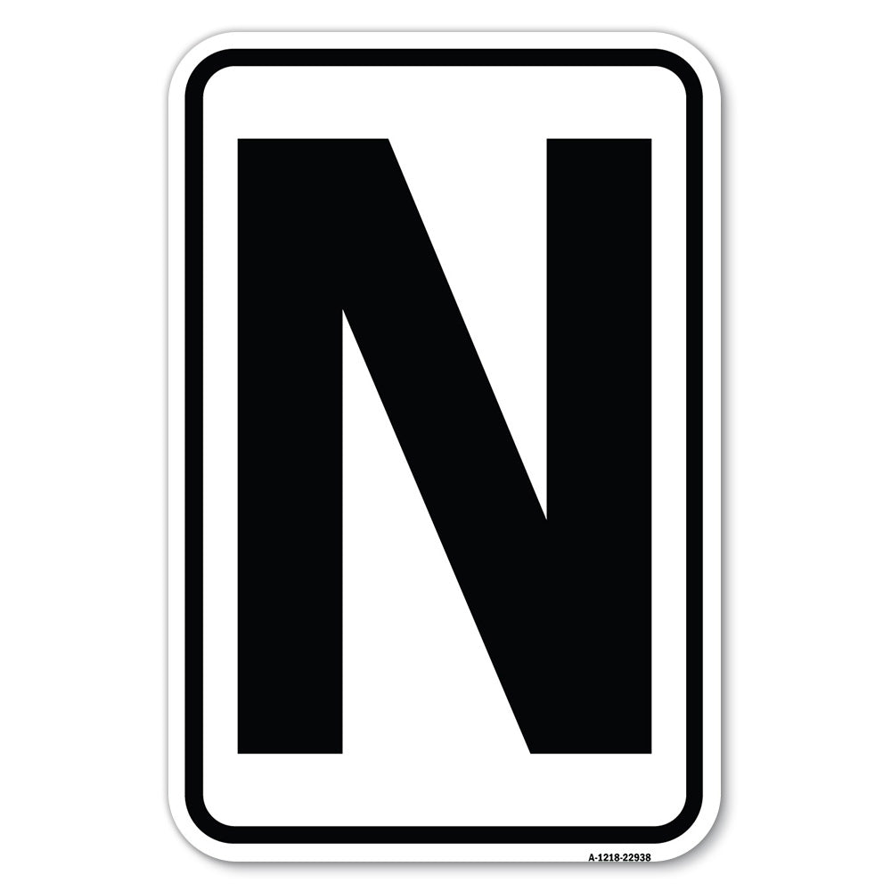 Sign with Letter N