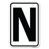 Sign with Letter N