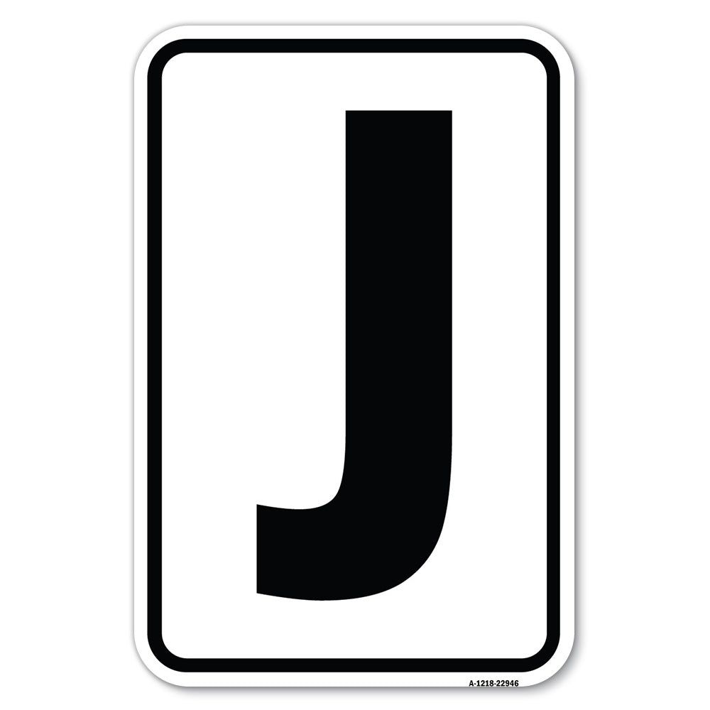 Sign with Letter J